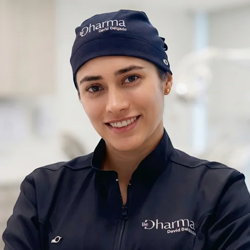 Dra. Marcela Jim&eacute;nez, periodontist at Be Dharma Dental