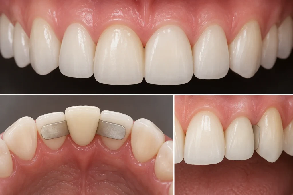 Protesis dental de un solo diente - Puente Maryland - Be Dharma Dental